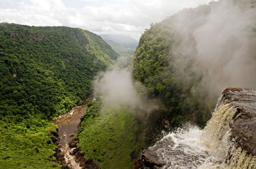 The Kaieteur Falls in the interior of Guyana